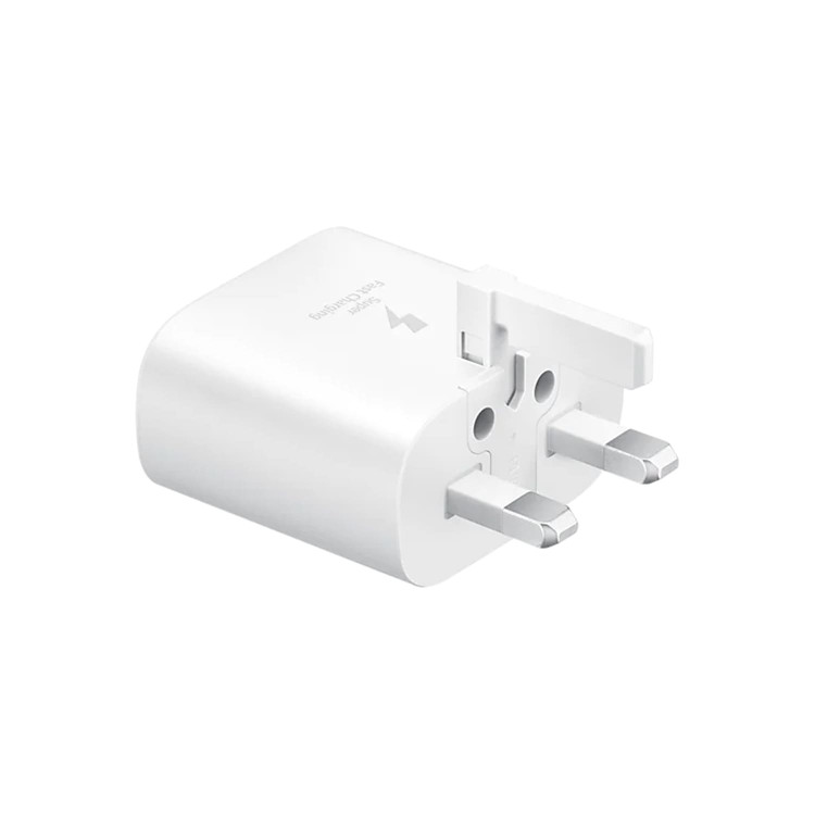 شارژر دیواری سامسونگ مدل 25W سه پین دارای فناوری Super Fast Charging