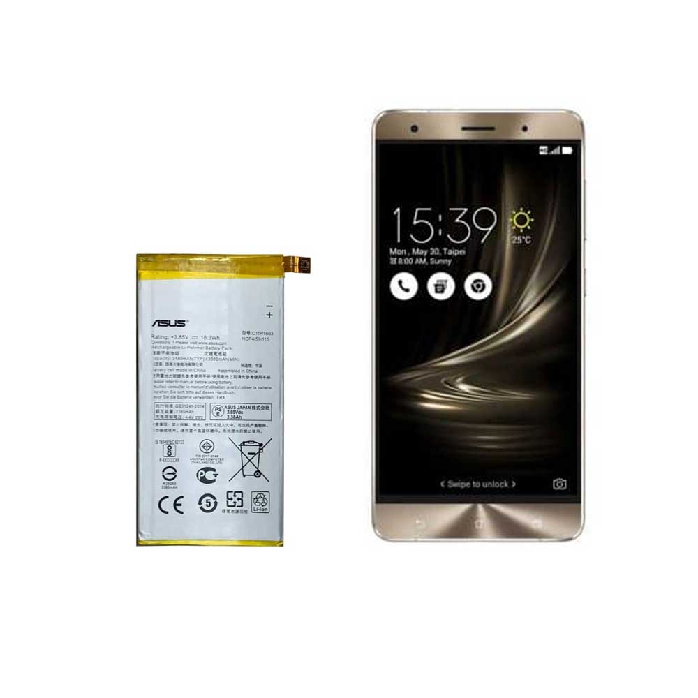 باتری گوشی ایسوس ASUS ZenFone 3 Deluxe ZS552KL