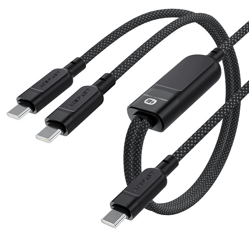 کابل تبدیل USB-C به USB-C/USB-C ایس فست مدل C5-11 طول 1.2 متر