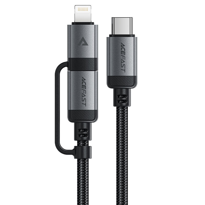 کابل تبدیل USB-C به USB-C / لایتنینگ ایس فست مدل C20-01 طول 1.2 متر