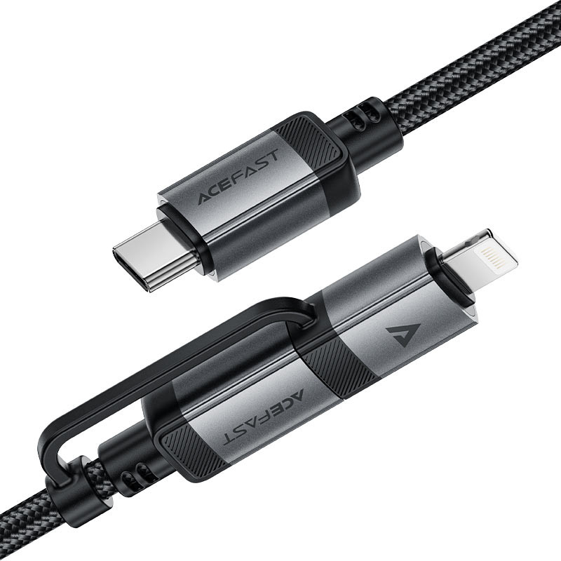 کابل تبدیل USB-C به USB-C / لایتنینگ ایس فست مدل C20-01 طول 1.2 متر