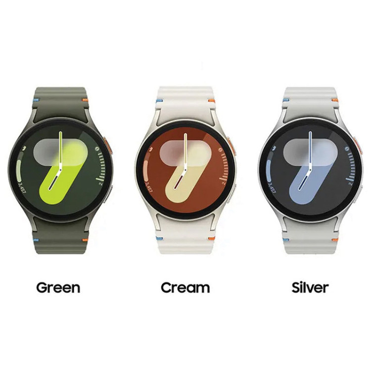 ساعت هوشمند سامسونگ مدل Galaxy Watch 7 44mm دارای قابلیت های کنترل موسیقی (Music Player) بند پلاستیک