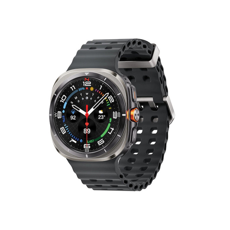ساعت هوشمند سامسونگ مدل Galaxy Watch Ultra دارای قابلیت های کنترل موسیقی (Music Player)، قابلیت مکالمه از طریق بلوتوث، قابلیت تغییر طرح ساعت یا تم، صفحه همیشه روشن (Always-on Display)، پشتیبانی از دستیار صوتی بند سیلیکون