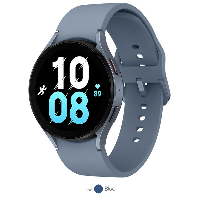 ساعت هوشمند سامسونگ مدل Galaxy Watch5 44mm دارای قابلیت های کنترل موسیقی (Music Player)، قابلیت مکالمه از طریق بلوتوث، قابلیت تغییر طرح ساعت یا تم، صفحه همیشه روشن (Always-on Display)، قابلیت نصب اپلیکیشن، پشتیبانی از دستیار صوتی بند سیلیکون