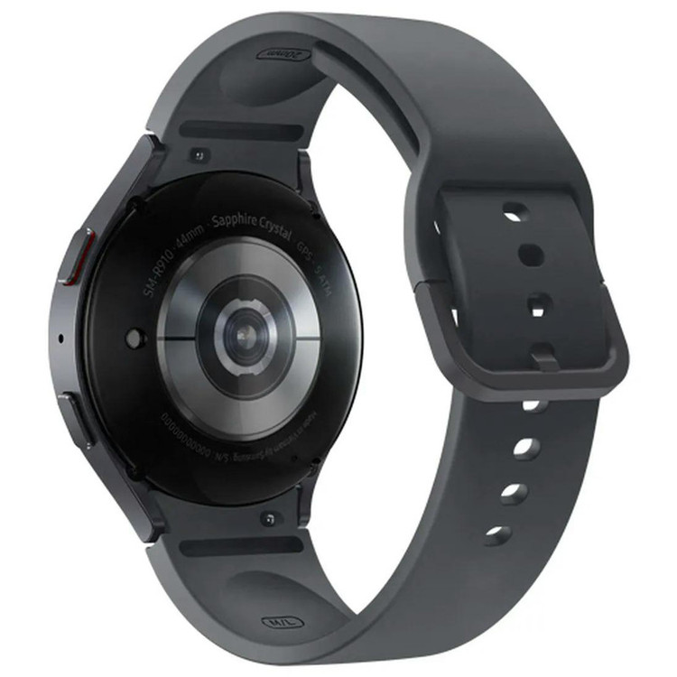 ساعت هوشمند سامسونگ مدل Galaxy Watch5 44mm دارای قابلیت های کنترل موسیقی (Music Player)، قابلیت مکالمه از طریق بلوتوث، قابلیت تغییر طرح ساعت یا تم، صفحه همیشه روشن (Always-on Display)، قابلیت نصب اپلیکیشن، پشتیبانی از دستیار صوتی بند سیلیکون