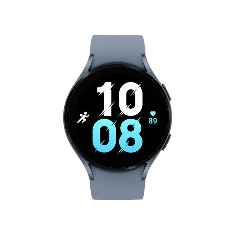 ساعت هوشمند سامسونگ مدل Galaxy Watch5 44mm دارای قابلیت های کنترل موسیقی (Music Player)، قابلیت مکالمه از طریق بلوتوث، قابلیت تغییر طرح ساعت یا تم، صفحه همیشه روشن (Always-on Display)، قابلیت نصب اپلیکیشن، پشتیبانی از دستیار صوتی بند سیلیکون