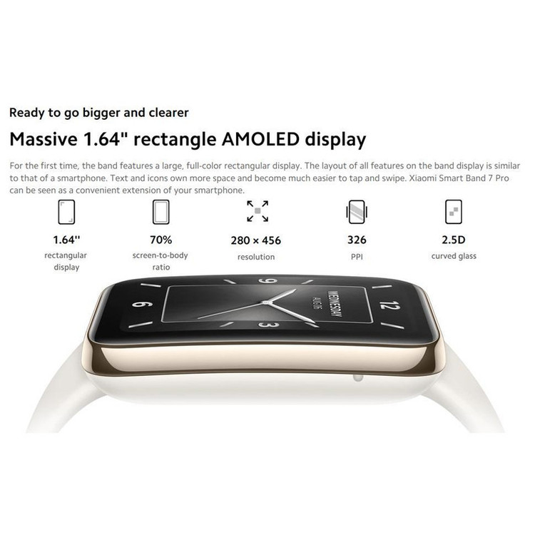ساعت هوشمند شیائومی مدل MI BAND 7 PRO