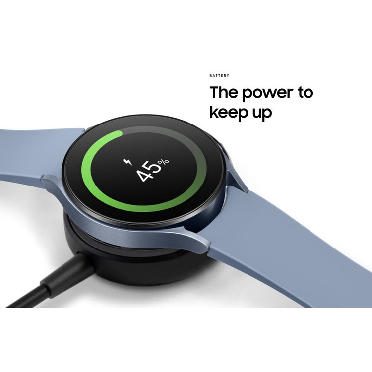 ساعت هوشمند 40 میلیمتری سامسونگ مدل Galaxy Watch 5 با بند سیلیکونی