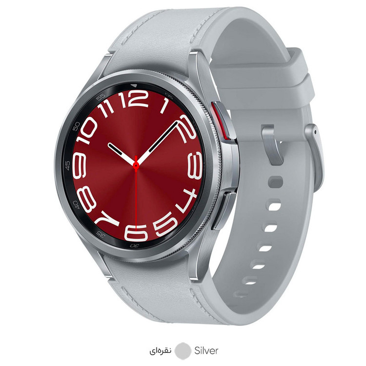 ساعت هوشمند 43 میلیمتری سامسونگ مدل Galaxy Watch 6 Classic با بند سیلیکونی