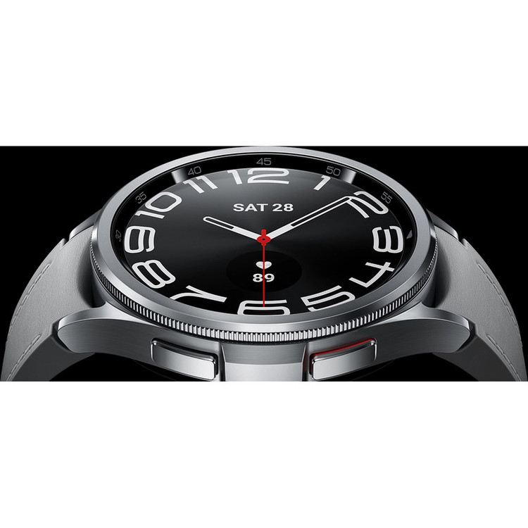 ساعت هوشمند 43 میلیمتری سامسونگ مدل Galaxy Watch 6 Classic با بند سیلیکونی