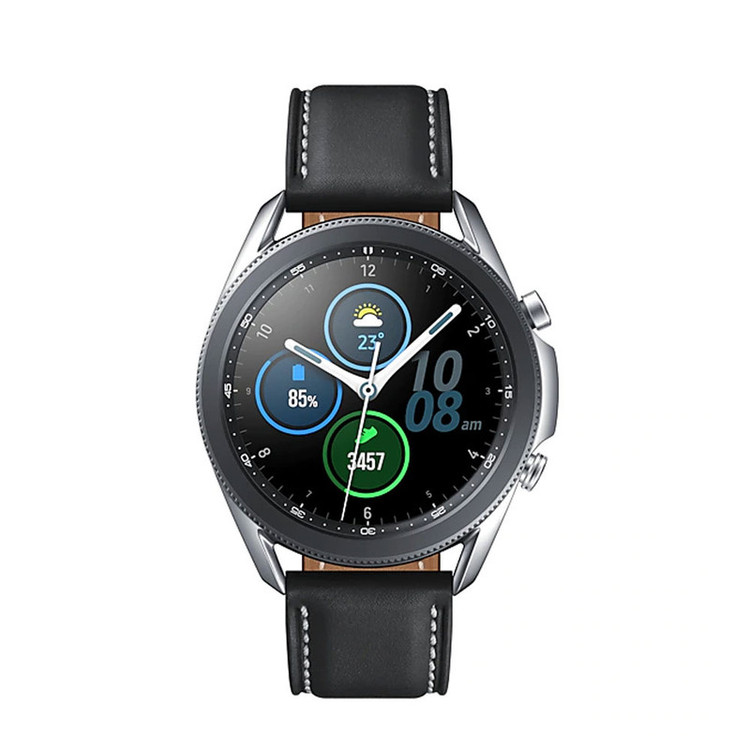 ساعت هوشمند سامسونگ مدل Galaxy Watch3 SM-R840 45mm بند چرمی
