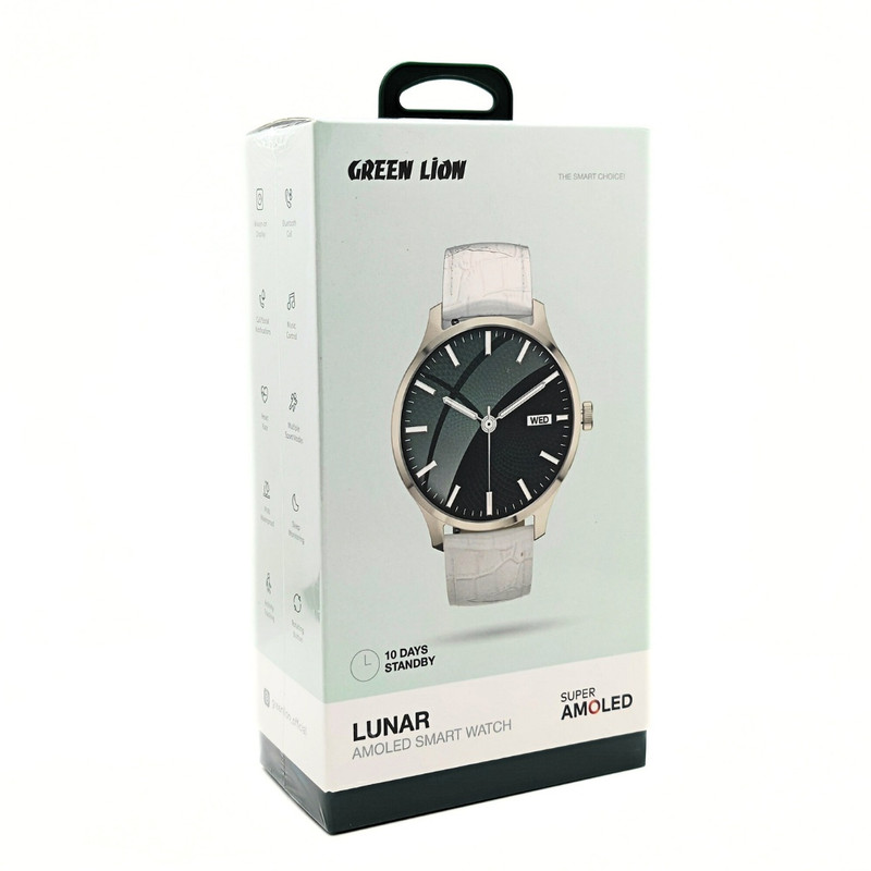 ساعت هوشمند 44 میلی متری گرین لاین مدل BGH ADVANCED LUNAR بند سیلیکونی