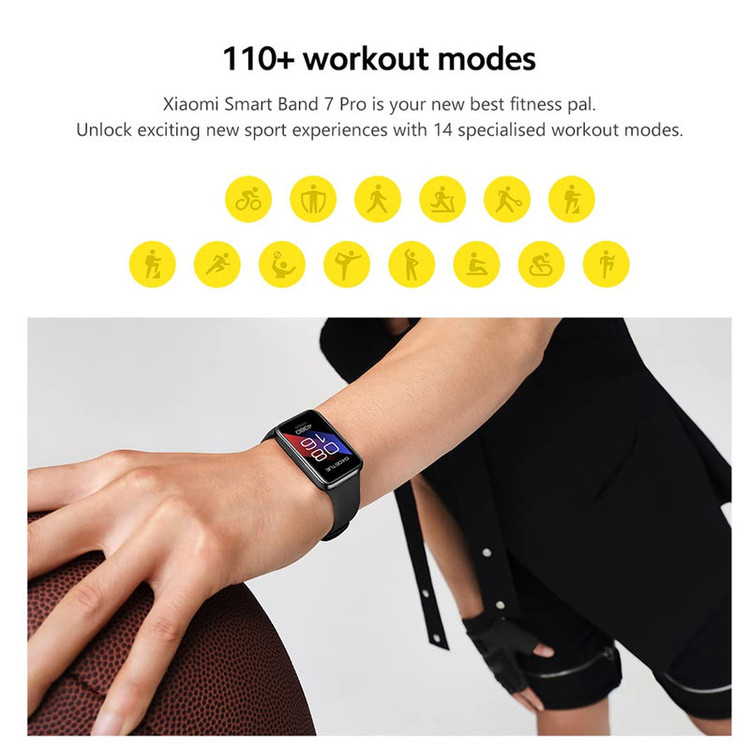 مچ بند هوشمند شیائومی مدل mi Band 7 Pro - چین