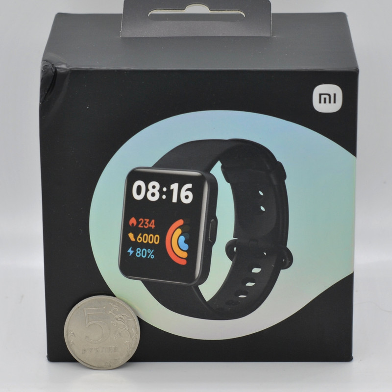 ساعت هوشمند شیائومی مدل SUS 5D Screen Protector Film Voor Redmi Horloge 2 Lite بند سلیکونی
