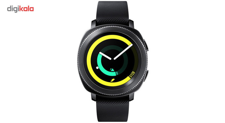 ساعت هوشمند سامسونگ مدل Gear Sport SM-R600NZK بند لاستیکی
