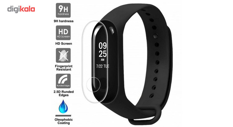 مچ بند هوشمند شیائومی مدل Mi Band 3 بند سلیکونی به همراه محافظ صفحه نمایش