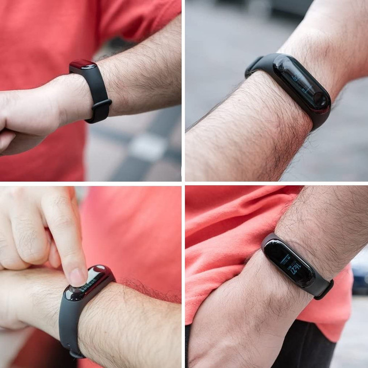 مچ بند هوشمند شیائومی مدل Mi Band 3 بند سلیکونی به همراه محافظ صفحه نمایش