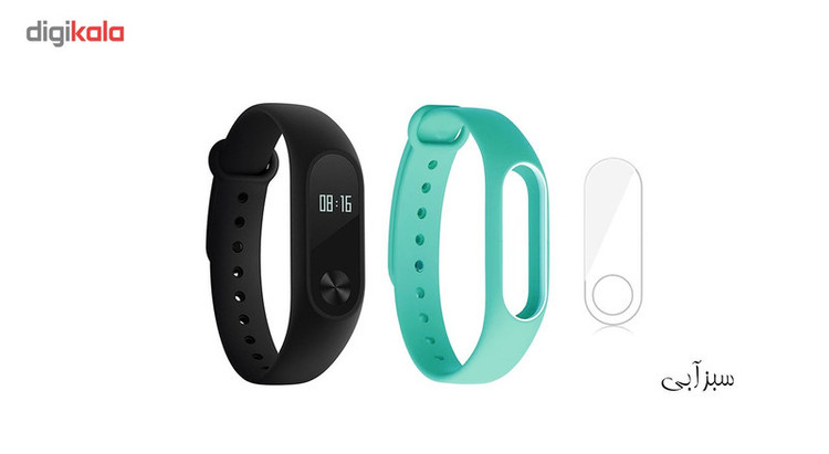 مچ بند هوشمند شیائومی مدل Mi Band 2 به همراه بند سیلیکونی و گلس کد 3