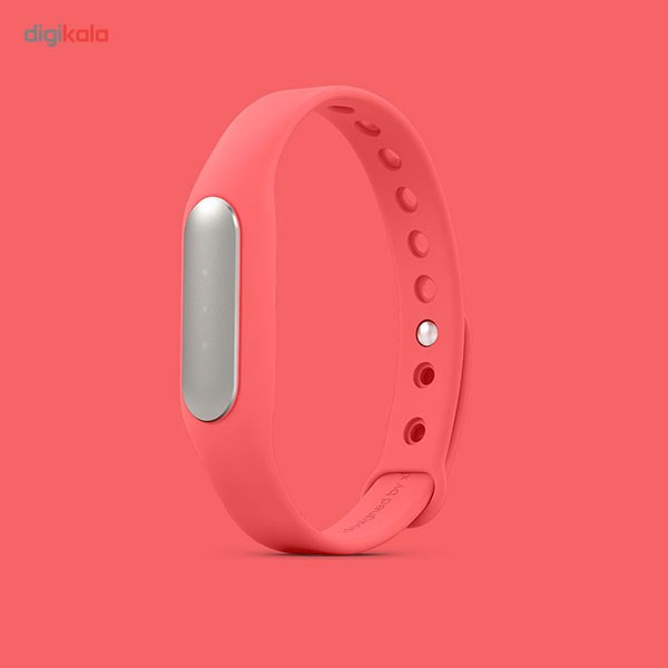 گام شمار شیائومی مشکی مدل Mi Band به همراه بند رنگی
