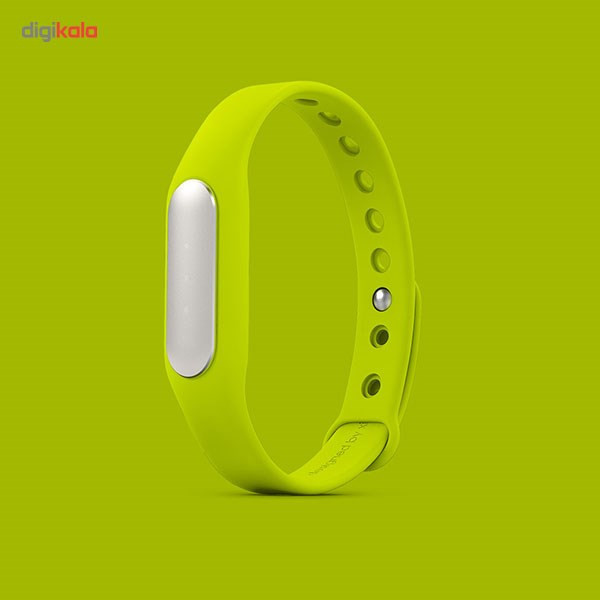 گام شمار شیائومی مشکی مدل Mi Band به همراه بند رنگی