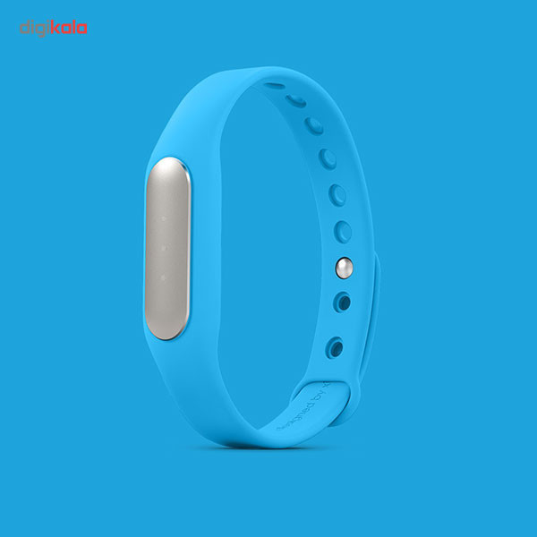 گام شمار شیائومی مشکی مدل Mi Band به همراه بند رنگی