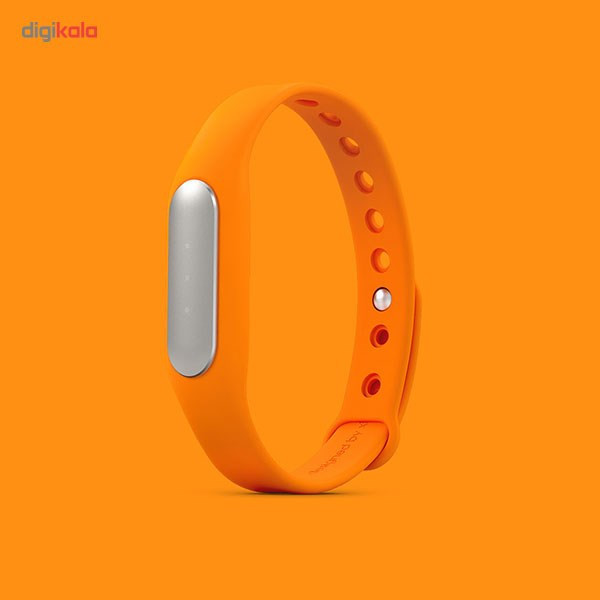 گام شمار شیائومی مشکی مدل Mi Band به همراه بند رنگی