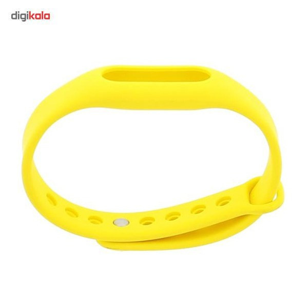 گام شمار شیائومی مشکی مدل Mi Band به همراه بند رنگی