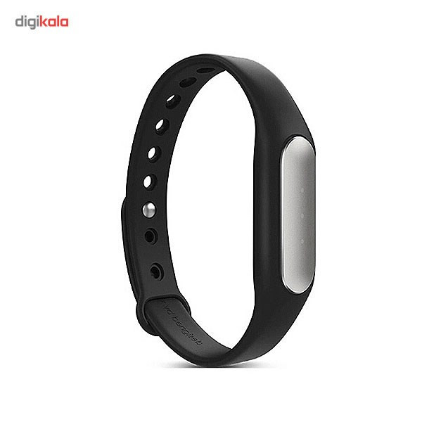 گام شمار شیائومی مشکی مدل Mi Band به همراه بند رنگی