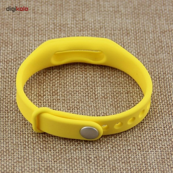 گام شمار شیائومی مشکی مدل Mi Band به همراه بند رنگی