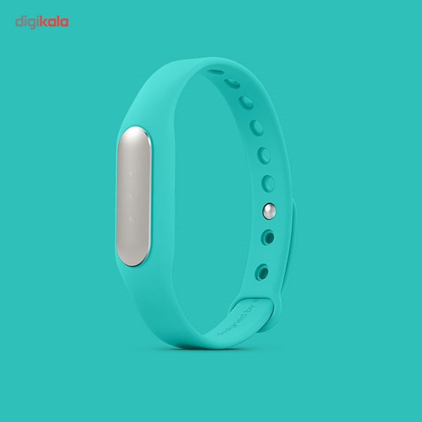 گام شمار شیائومی مشکی مدل Mi Band به همراه بند رنگی