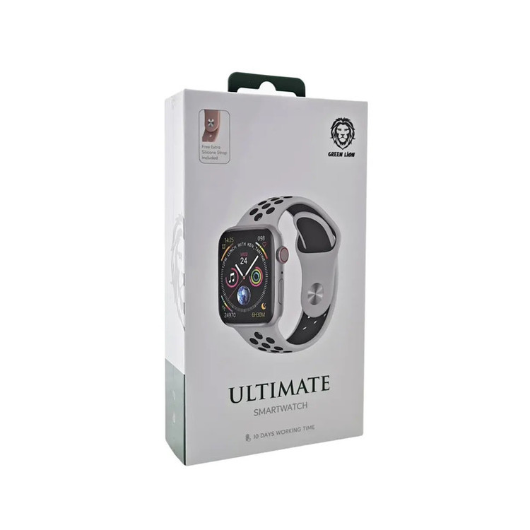 ساعت هوشمند گرین لاین مدل MIS ULTIMATE OPTIMIZER 1478 دارای قابلیت های صفحه نمایش رنگی، صفحه نمایش لمسی، کنترل موسیقی (Music Player)، قابلیت مکالمه از طریق بلوتوث بند سیلیکون