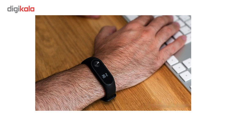 مچ بند هوشمند شیائومی مدل Mi Band 2 همراه با بند مچ بند سیلیکونی