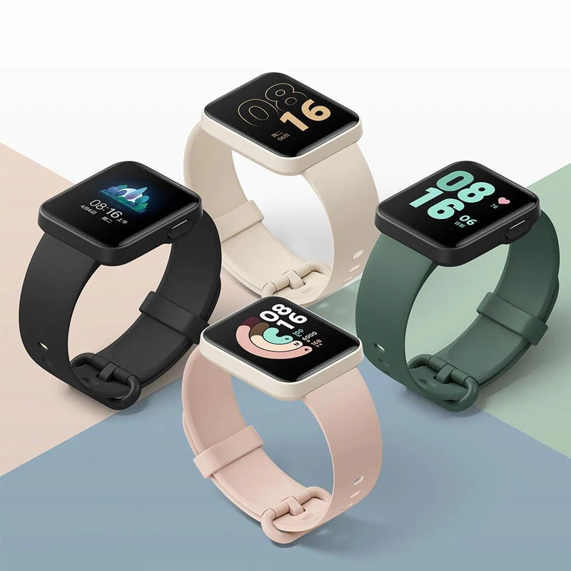ساعت هوشمند شیائومی مدل MEH Mi Watch Lite ivory بند سلیکونی
