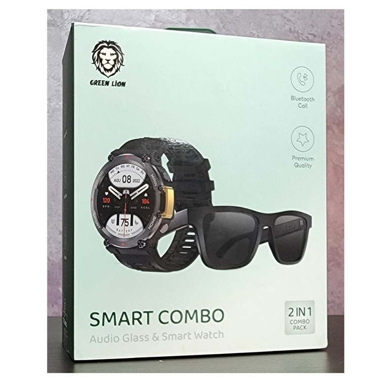 ساعت هوشمند 44 میلی متری گرین لاین مدل APY SMART WATCH COMBO با بند سیلیکونی
