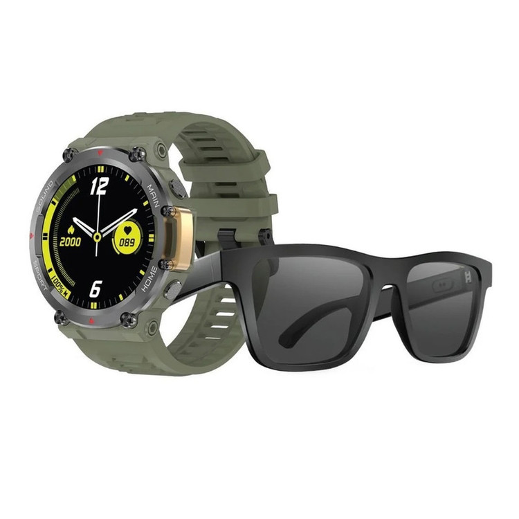 ساعت هوشمند 44 میلی متری گرین لاین مدل APY SMART WATCH COMBO با بند سیلیکونی