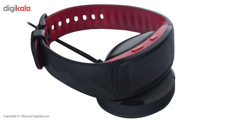 مچ بند هوشمند سامسونگ مدل Gear Fit 2 Pro Red سایز mm 158-205