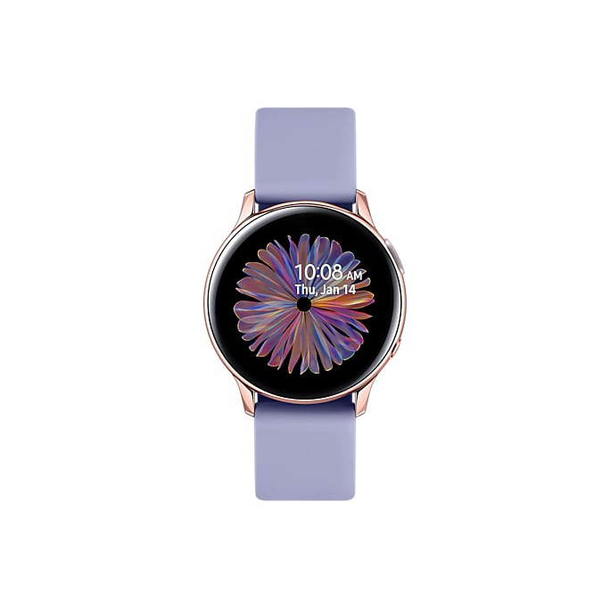 ساعت هوشمند سامسونگ مدل Galaxy Watch Active2 40mm Lilac Band بند لاستیکی