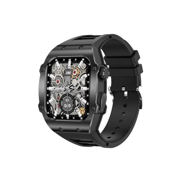 ساعت هوشمند گرین لاین مدل NAZ WATCH SPORT آنتینیو جیمز دارای قابلیت های قابلیت مکالمه از طریق بلوتوث، پشتیبانی از زبان فارسی در منو و سیستمعامل بند سیلیکون