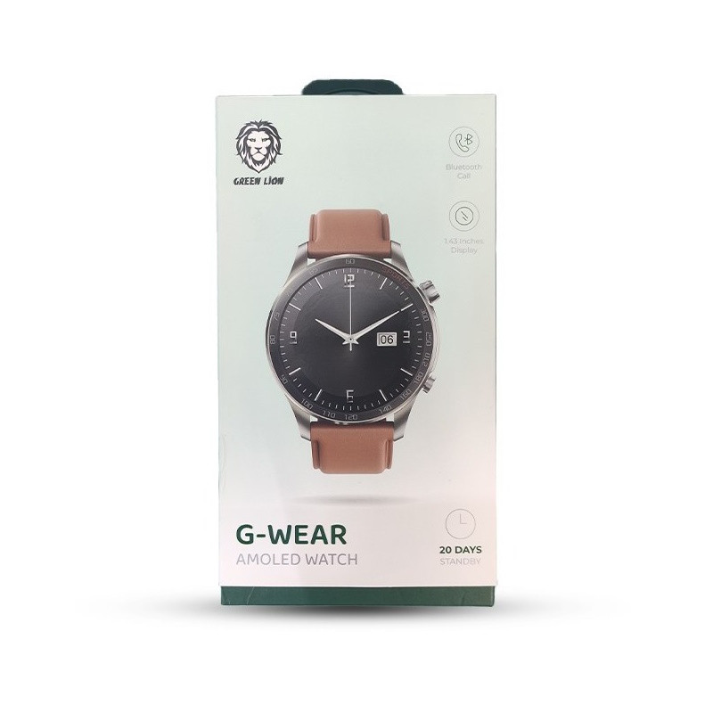 ساعت هوشمند42میلی متری گرین لاین مدلRAZ ENABLE G-WEAR MATERIALSبابندسیلیکون