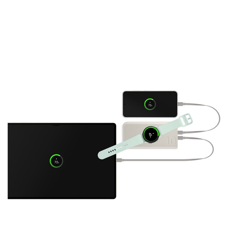 پاوربانک 25 وات وایرلس سامسونگ مدل Wireless Battery Pack EB-U2510 ظرفیت 10000 میلی آمپر ساعت