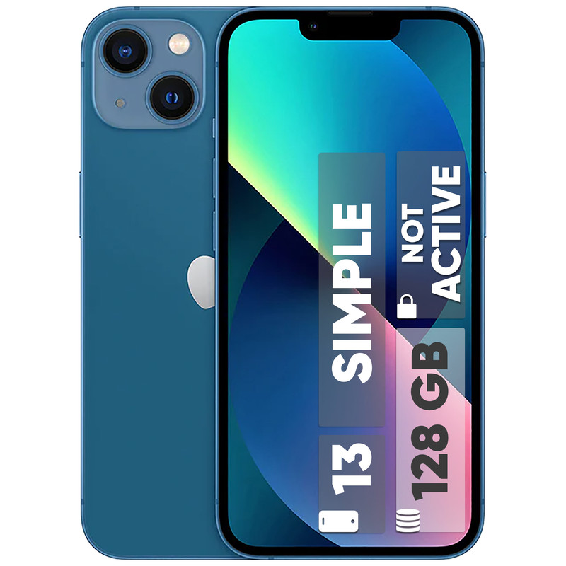 گوشی موبایل اپل مدل iPhone 13 A2634 دو سیم کارت ظرفیت 128 گیگابایت و رم 4 گیگابایت - نات اکتیو
