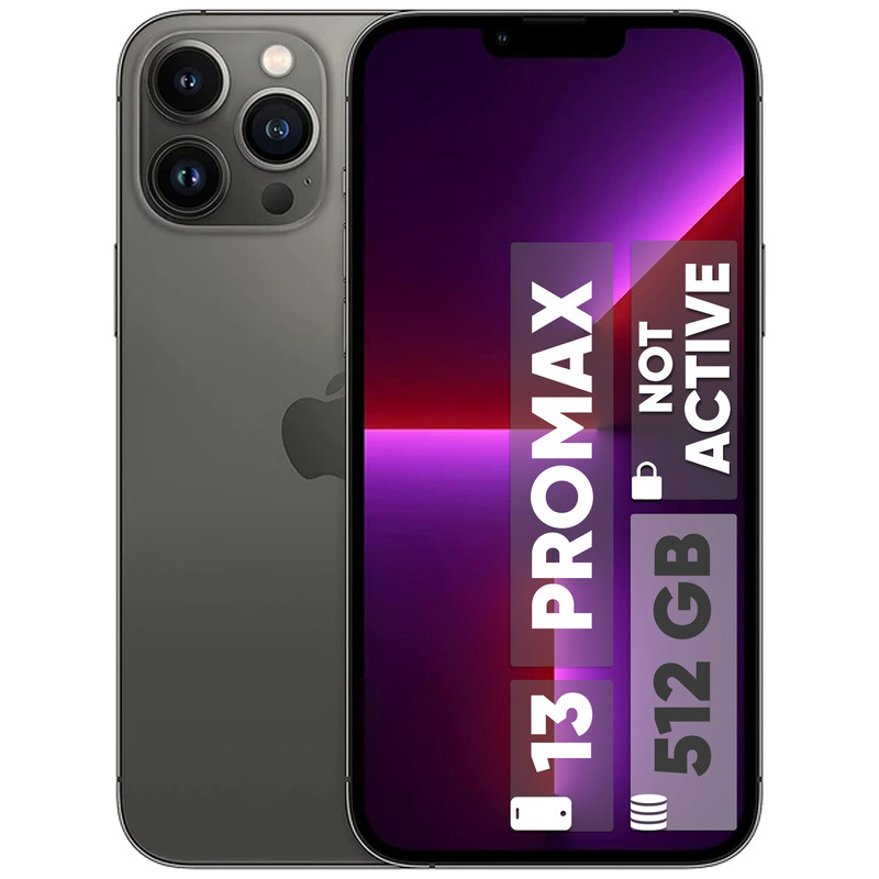 گوشی موبایل اپل مدل iPhone 13 Pro Max A2644 دو سیم کارت ظرفیت 512 گیگابایت و رم 6 - نات اکتیو
