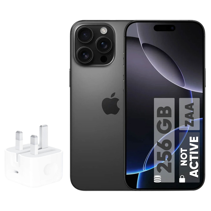 گوشی موبایل اپل مدل iPhone 16 Pro Max ZAA دو سیم کارت ظرفیت 256 گیگابایت و رم 8 گیگابایت - به همراه شارژر 20 وات اپل