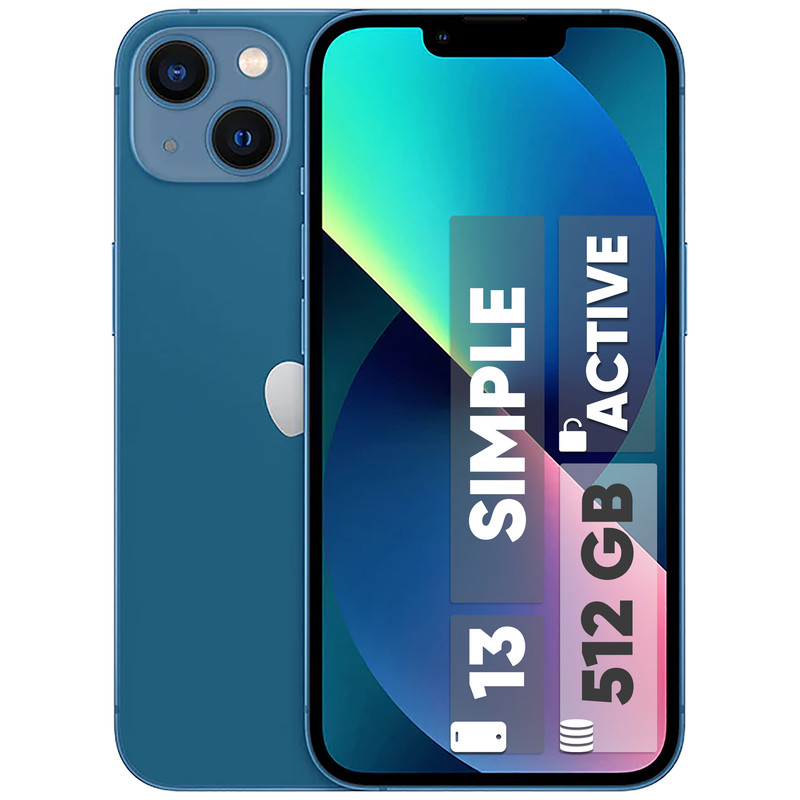 گوشی موبایل اپل مدل iPhone 13 دو سیم‌ کارت ظرفیت 512 گیگابایت و رم 4 گیگابایت - اکتیو
