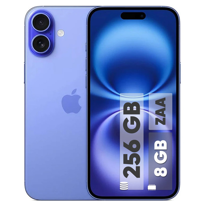 گوشی موبایل اپل مدل iPhone 16 ZAA دو سیم کارت ظرفیت 256 گیگابایت و رم 8 گیگابایت