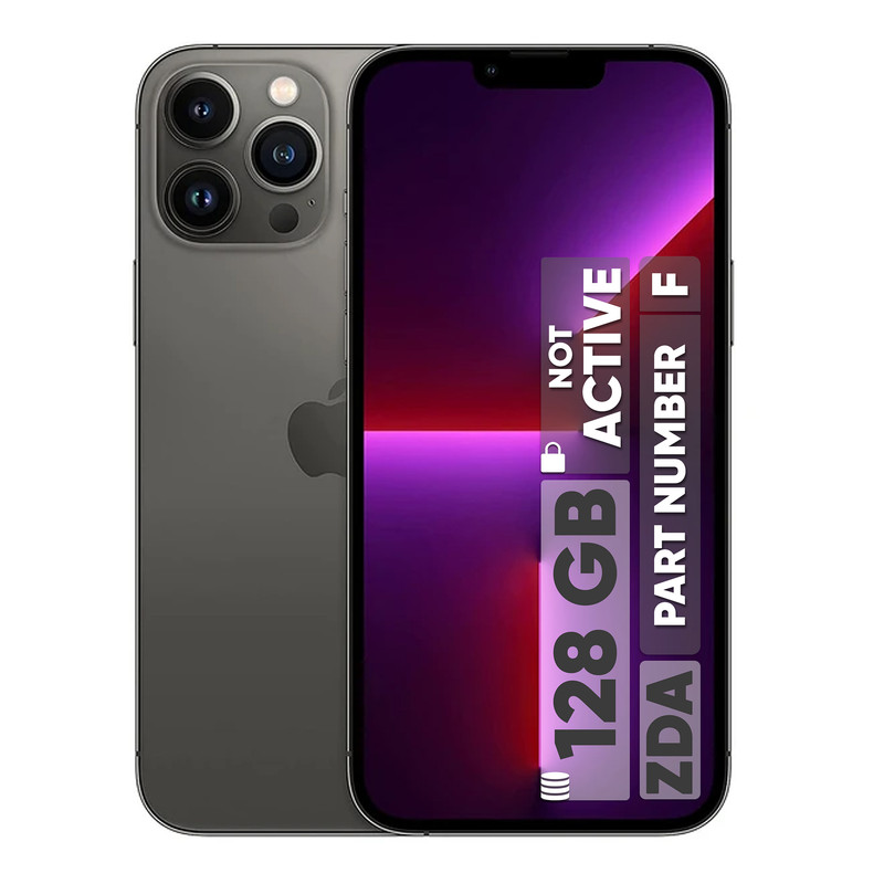 گوشی موبایل اپل مدل iPhone 13 Pro Max ZDA تک سیم کارت ظرفیت 128 گیگابایت و رم 6 گیگابایت - نات اکتیو پارت نامبر F