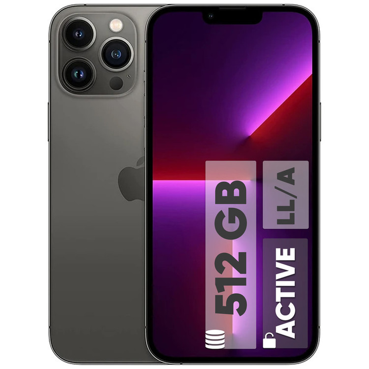 گوشی موبایل اپل مدل iPhone 13 Pro Max LLA تک سیم کارت ظرفیت 512 گیگابایت و رم 6 گیگابایت - اکتیو