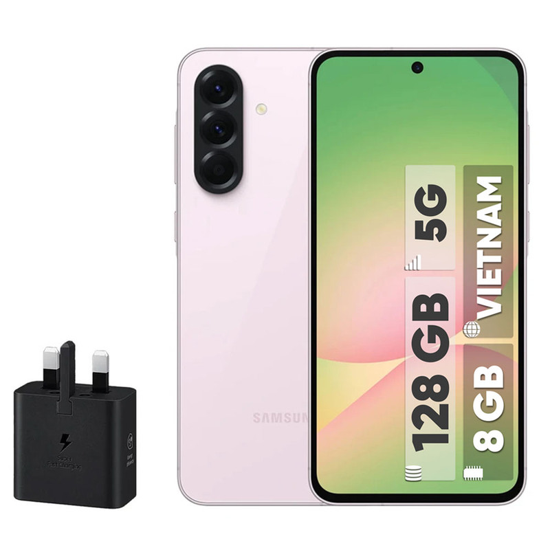 گوشی موبایل سامسونگ مدل Galaxy A56 دو سیم کارت ظرفیت 128 گیگابایت و رم 8 گیگابایت - ویتنام - به همراه شارژر 25 وات سامسونگ