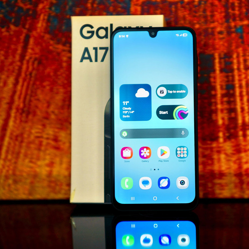 گوشی موبایل سامسونگ مدل Galaxy A17 4G دو سیم کارت ظرفیت 128 گیگابایت و رم 6 گیگابایت - ویتنام - به همراه شارژر 25 وات سامسونگ