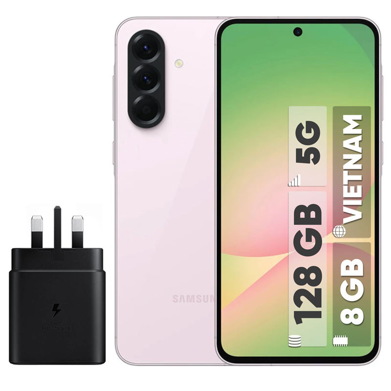 گوشی موبایل سامسونگ مدل Galaxy A56 دو سیم کارت ظرفیت 128 گیگابایت و رم 8 گیگابایت - ویتنام - به همراه شارژر 45 وات سامسونگ